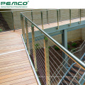 Outdoor Stainless Steel Wire Balustrade Vertical Cable Railing Systems For Decks